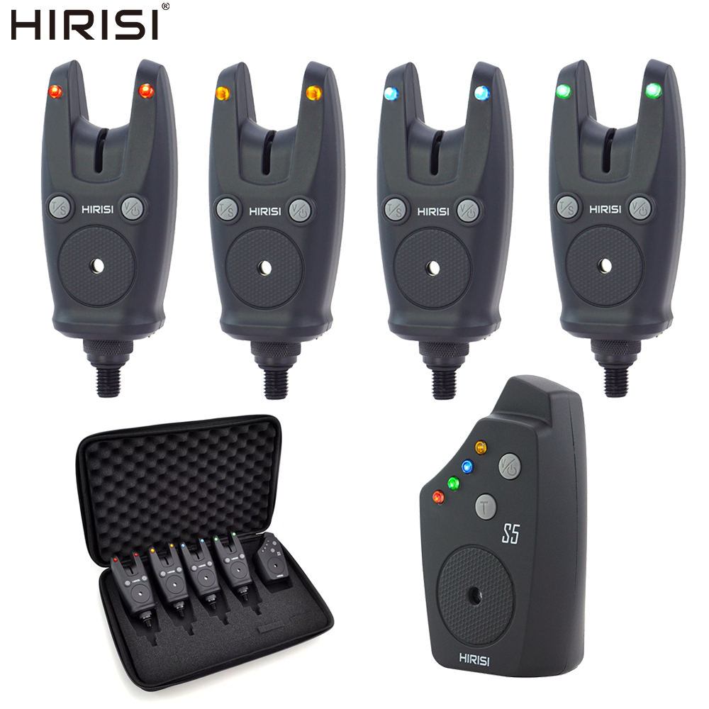 Carp Fishing Tackle - Hirisi S5 Carp Fishing Bite Alarms