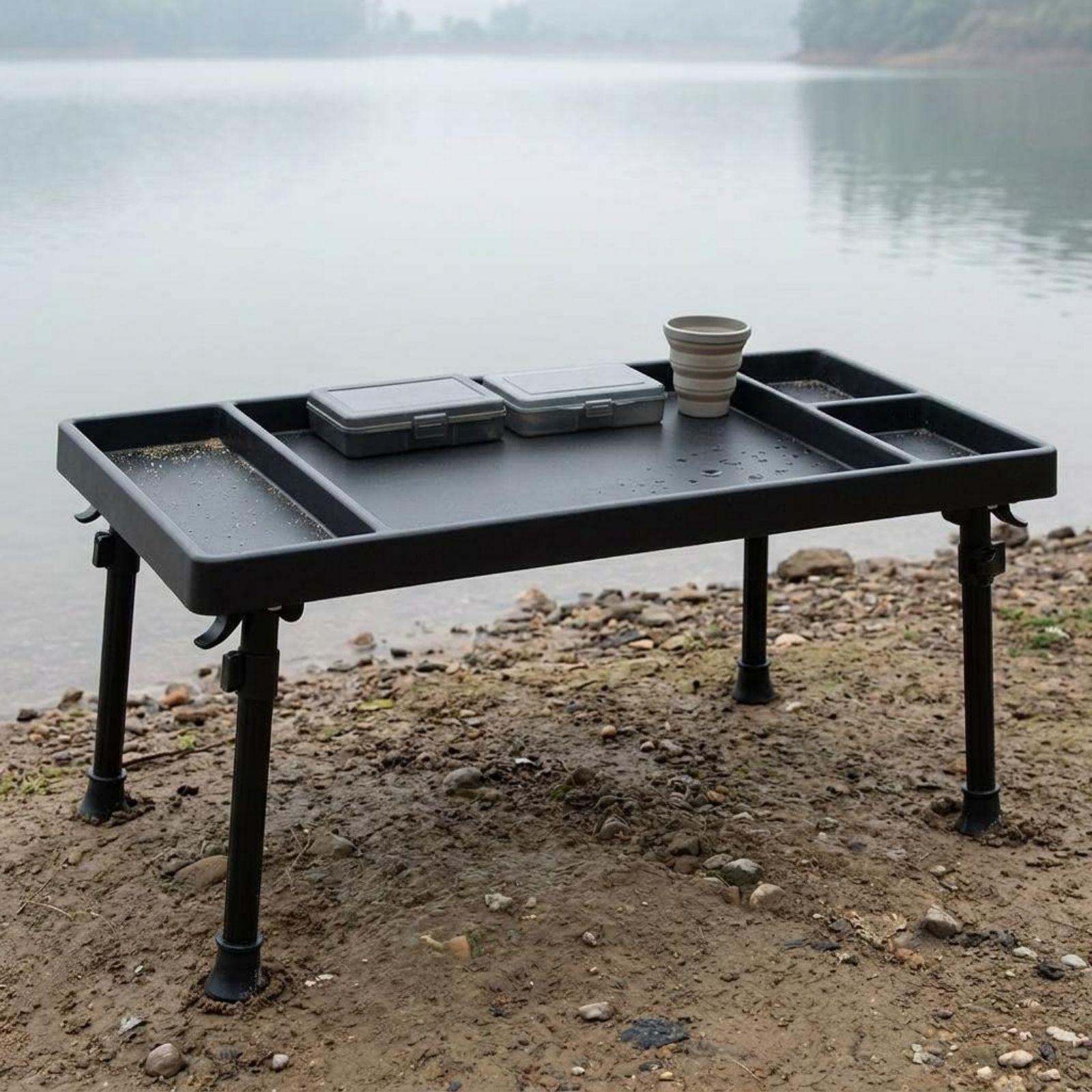 Fishing Tackle Tray Table Stur - Carp Fishing Tackle บทวิจารณ์และราคา