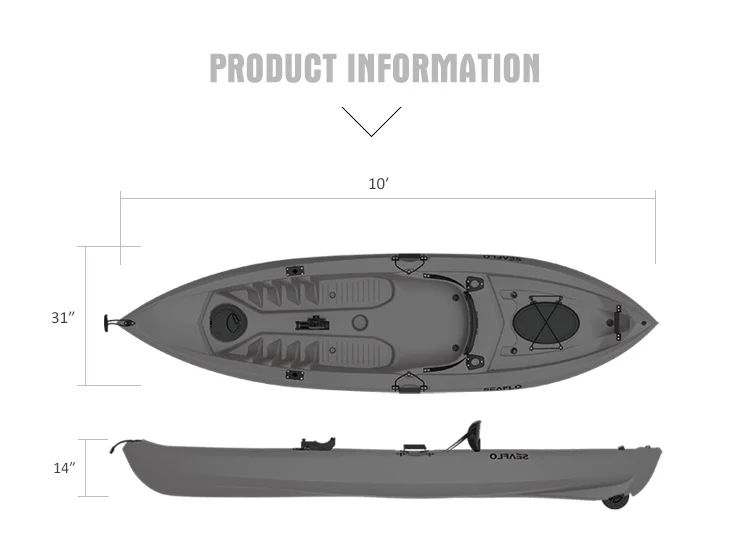 10ft 1 Person HDPE Plastic Boa - Fishing Equipment In บทวิจารณ์และราคา