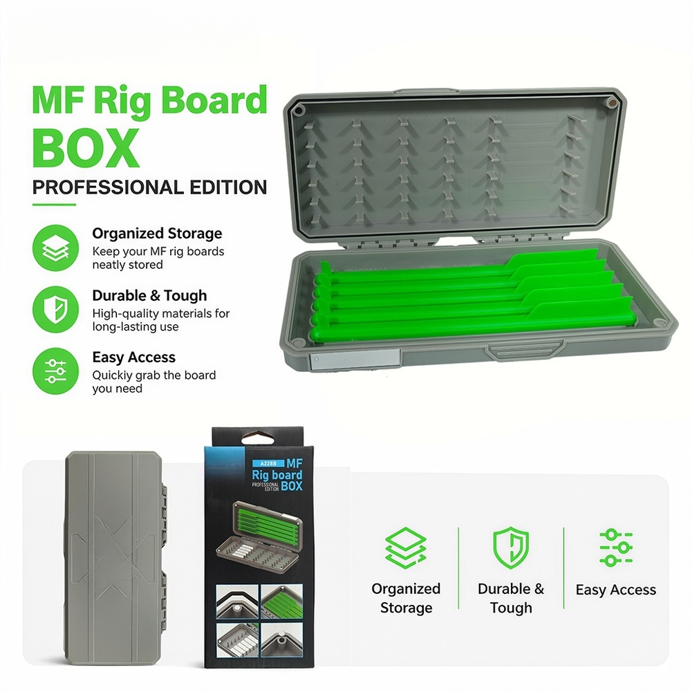 Carp Fishing Rig Board Box wit - Carp Fishing Tackle บทวิจารณ์และราคา