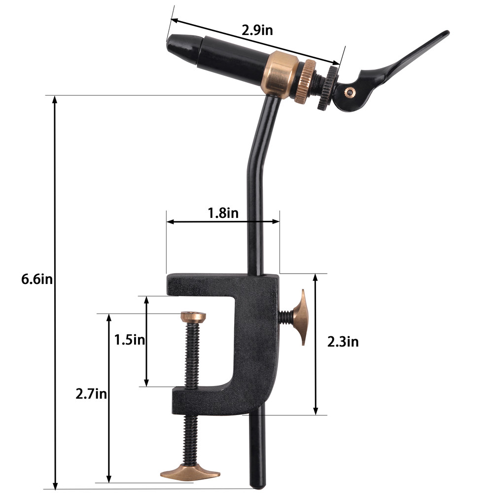 Rotary Fly Tying Vise Tool Saf - Fishing Equipment Fly บทวิจารณ์และราคา