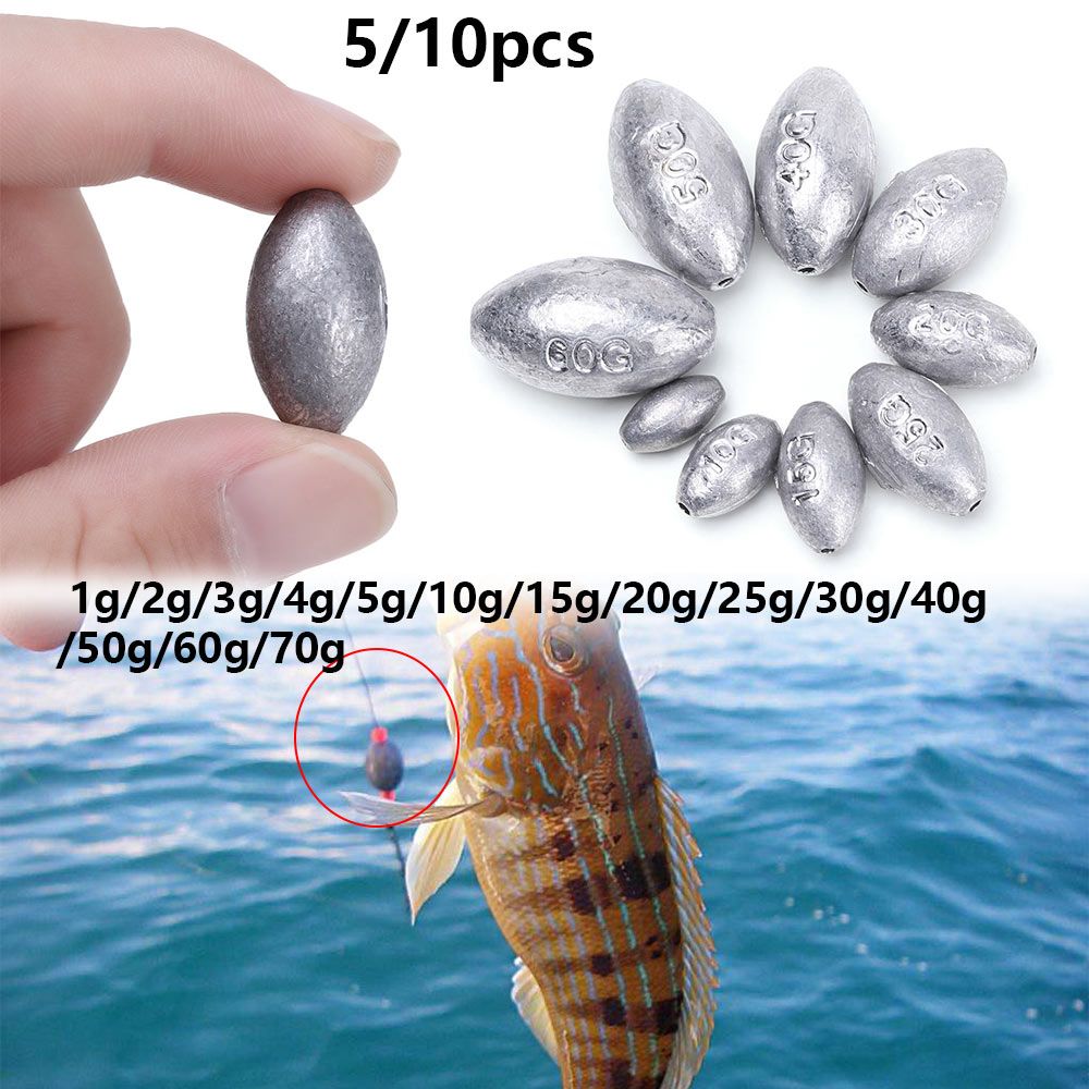 5/10Pcs High Quality Line Sink - Carp Fishing Tackle บทวิจารณ์และราคา