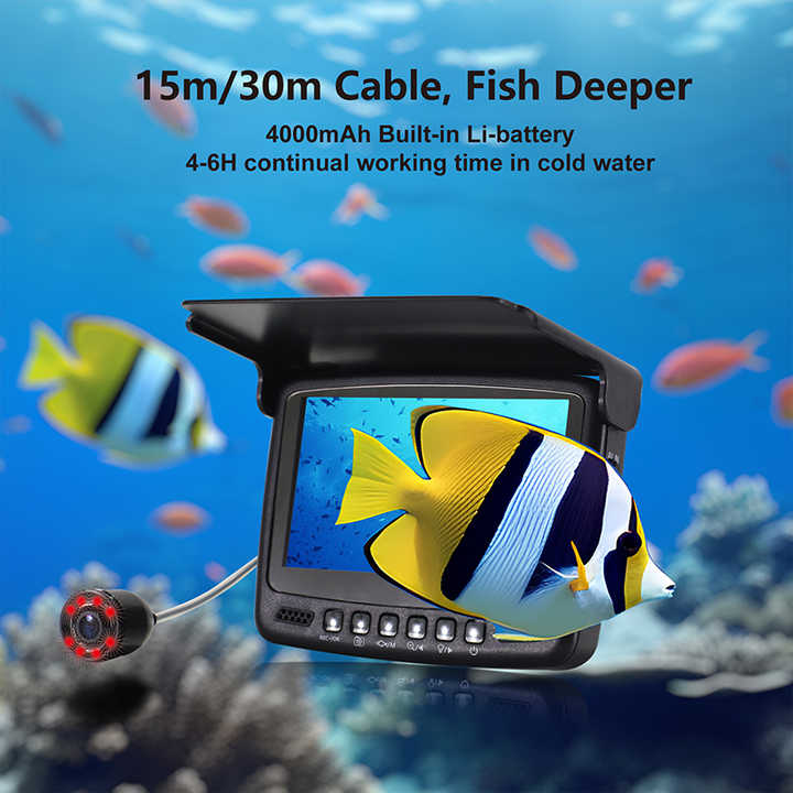 4.3 Inch Screen  Underwater 15 - Underwater Fishing Camera บทวิจารณ์และราคา