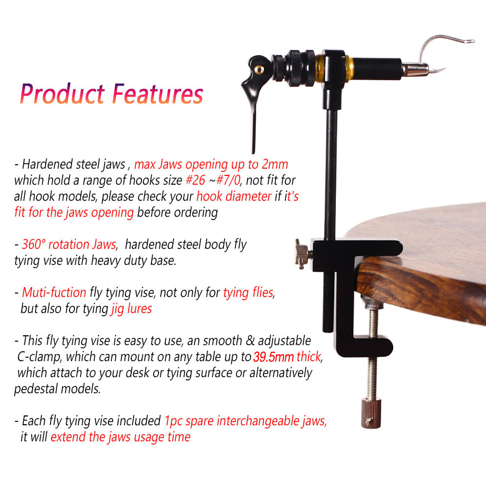 Bimoo 360° Rotation C-Clamp Fl - Fishing Equipment Fly บทวิจารณ์และราคา