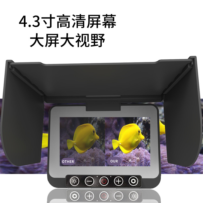 4.3Inch IPS Screen 1000TVL Und - Underwater Fishing Camera บทวิจารณ์และราคา
