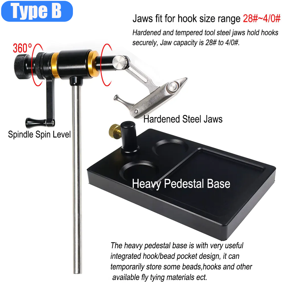 Wifreo 360° Rotation Fly Tying - Fishing Equipment Fly บทวิจารณ์และราคา