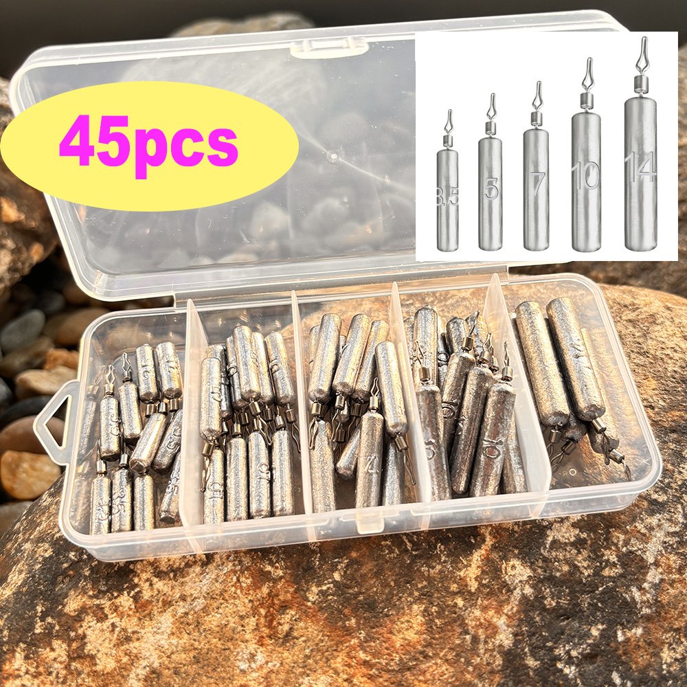 45pcs/box Fishing Weight 3.5g  - Carp Fishing Tackle บทวิจารณ์และราคา