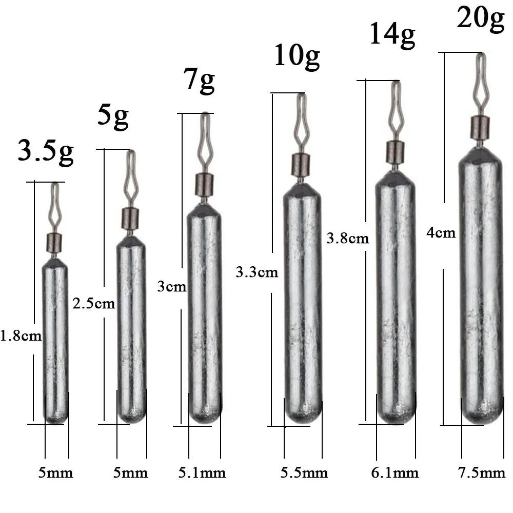 45pcs/box Fishing Weight 3.5g  - Carp Fishing Tackle บทวิจารณ์และราคา