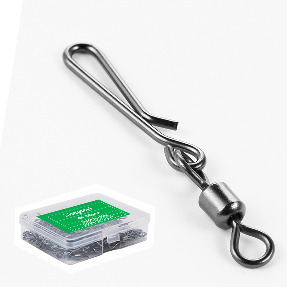 50pcs Box Rolling Swivel With  - Carp Fishing Tackle บทวิจารณ์และราคา